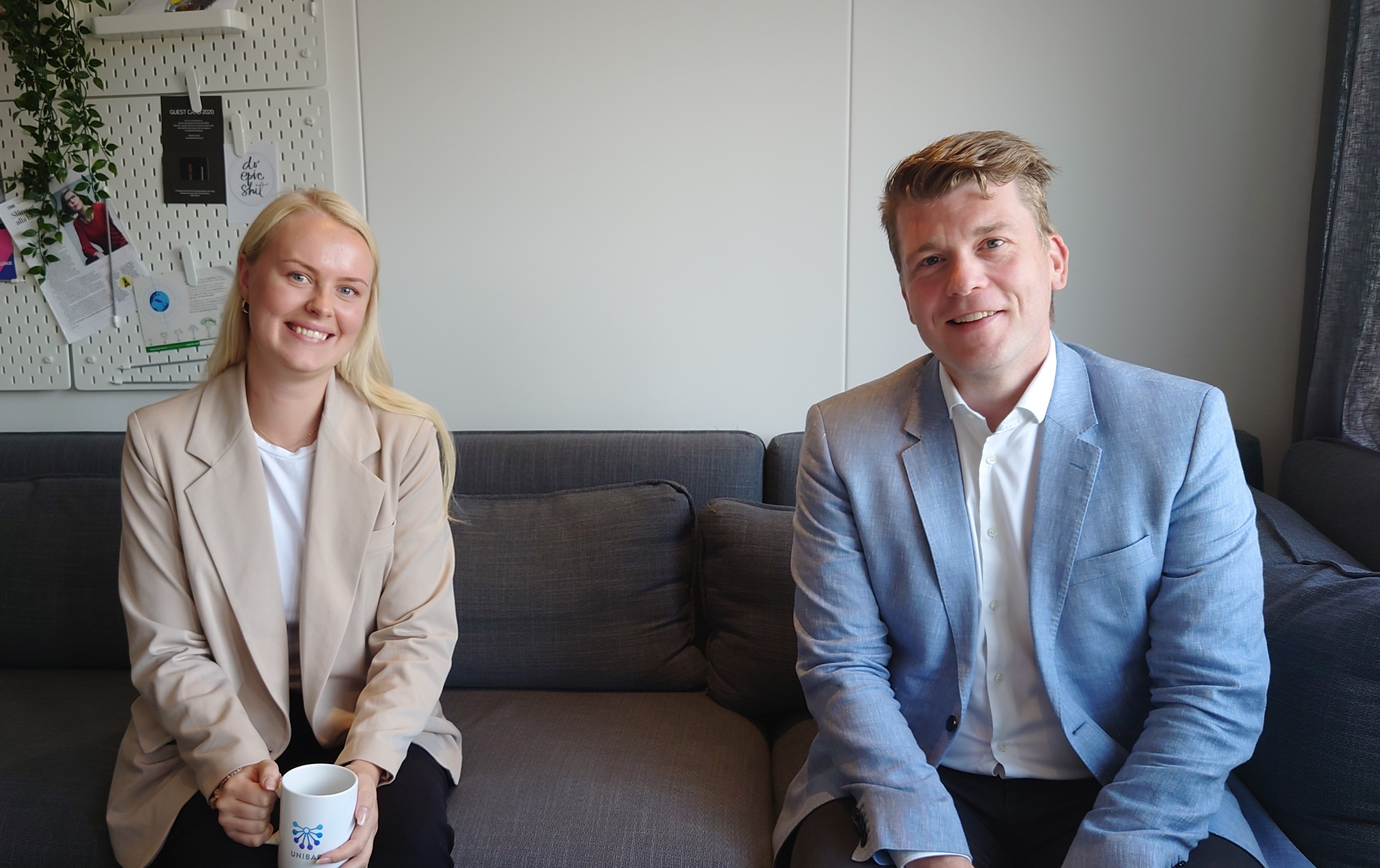 Unibap — Get to know our colleagues Josefine and Søren